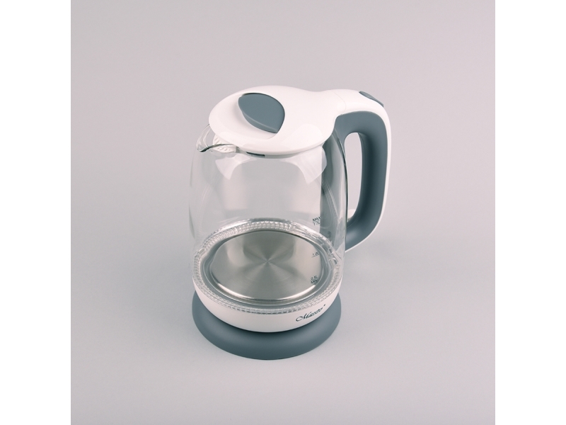 Feel Maestro Mr-056-Grey, 1,7 L, 2200 W, Grau, Glas, Wasserstandsanzeige, Überhitzungsschutz