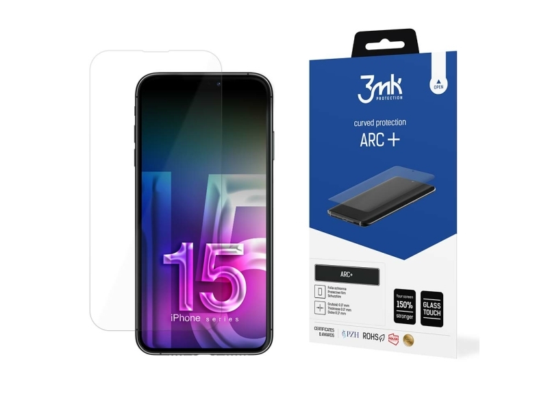 Apple Iphone 15 Plus – 3Mk Arc+ Schutzglas
