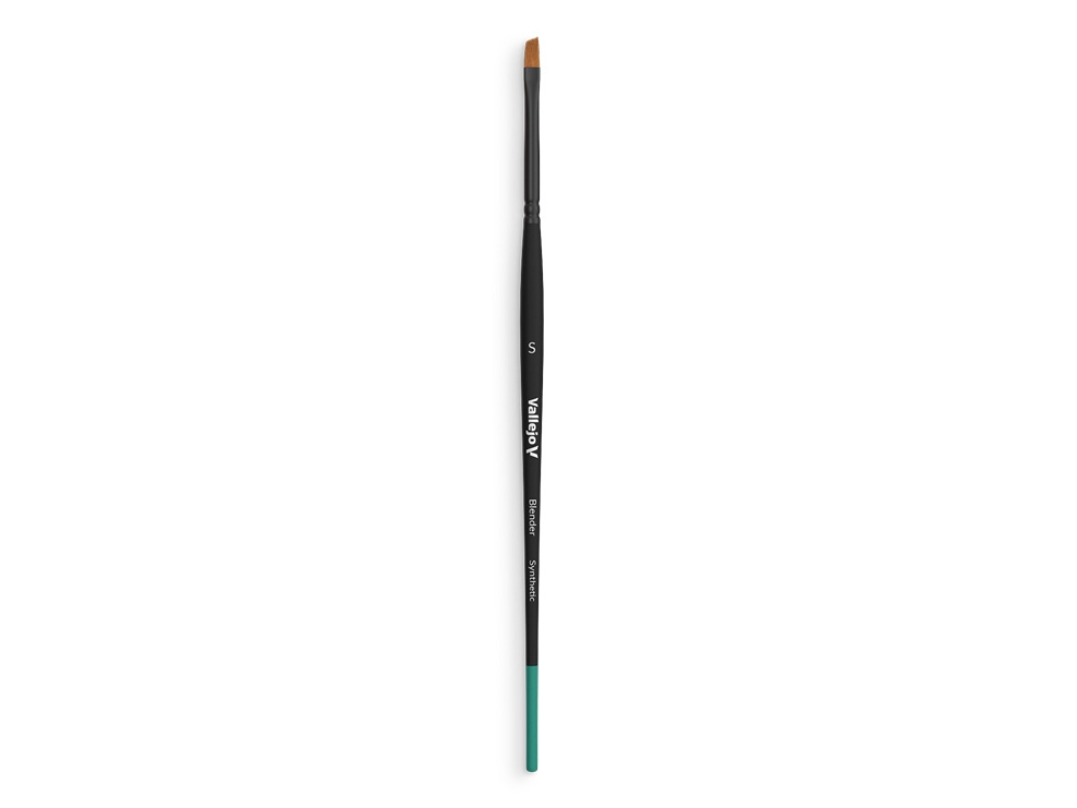 Vallejo B05001, Single Brush, Flat Brush, Synthetic