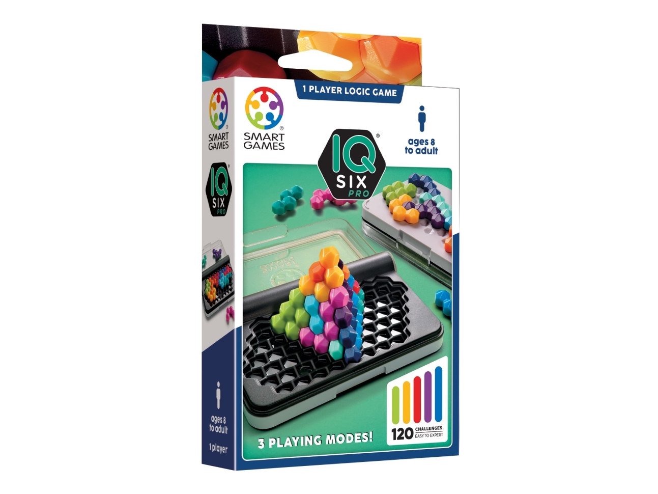 Smartgames Iq Six Pro, 3D Puslespil, 8 År, 10 Min.