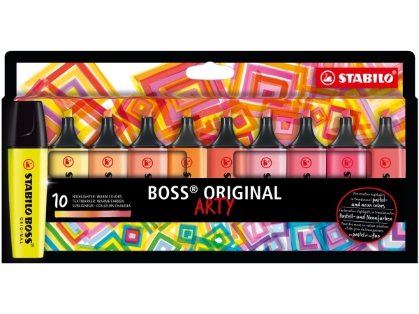 Stabilo Boss Original, 10 Stück(E), Mehrfarbig, Meißel, Mehrfarbig, 70/24, 70/144, 70/125, 70/126, 70/54, 70/140, 70/129, 70/150, 70/56, 70/40, Recht
