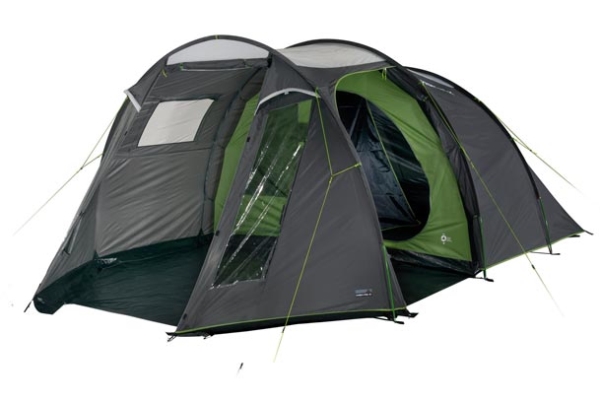 High Peak Ancona 5.0, Camping, Tunnelt&auml;lt, 5 personer, Gr&ouml;n, Gr&aring;