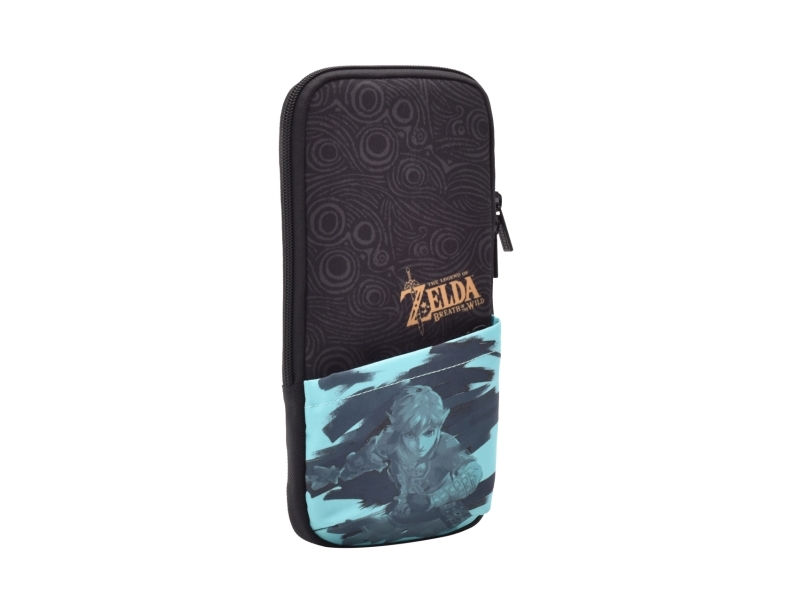 Hori Slim Pouch, Hårdt Etui, Nintendo, Sort, Flerfarvet, Nintendo Switch, Støvresistent, Ridseresistent, The Legend Of Zelda: Breath Of The Wild