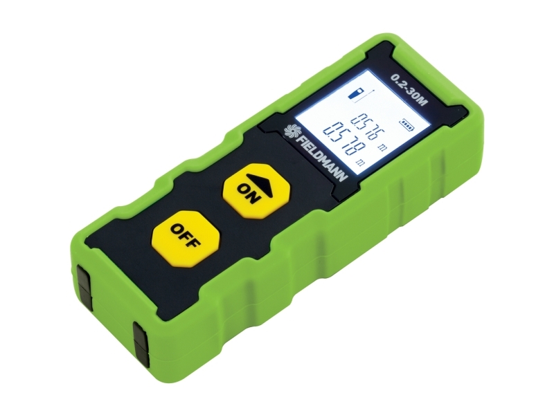 Fieldmann Fdlm 1030, Laserafstandsmåler, Ft, M, Sort, Grøn, Digital, 30 M, 0,2 M