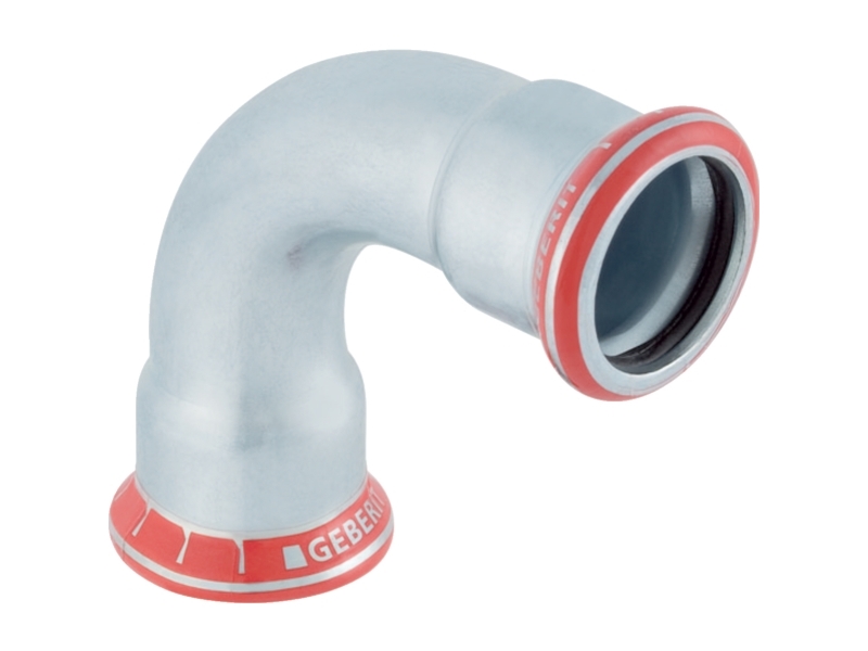 88 mm Bøjning FZ 90° muffe/muffe Mapress