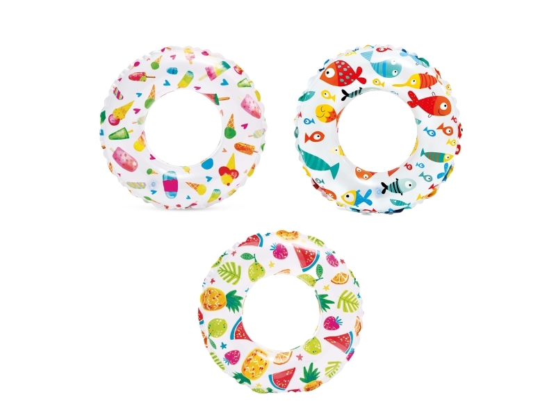 Intex Lively Print Baderinge 61 cm  - 3 varianter