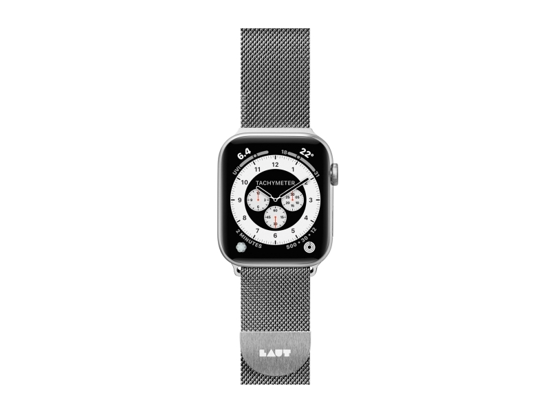 Laut Steel Loop, Band, Smartwatch, Silber, Apple, Apple Watch 42/44/45 Mm, Edelstahl