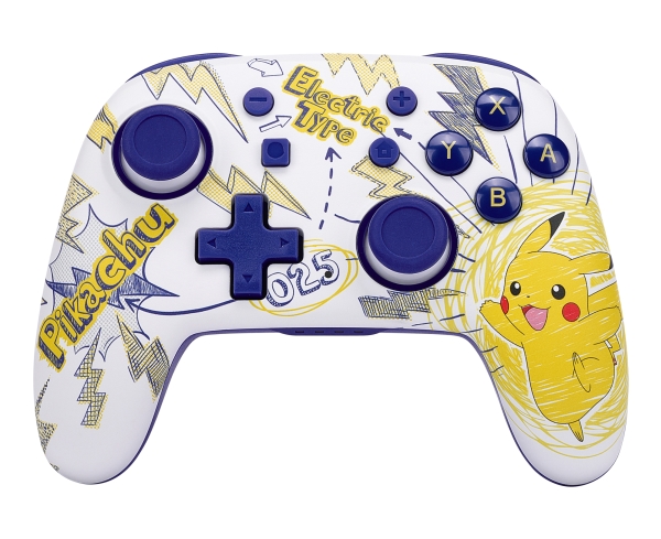 Powera Nano Enhanced, Gamepad, Nintendo Switch, Nintendo Switch Lite, Nintendo Switch Oled, D-Måtte, Hjemknap, Analog/Digital, Trådløs, Bluetooth