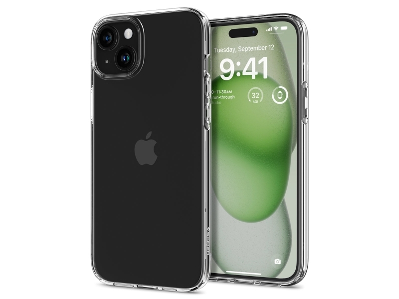 Spigen Acs06647, Cover, Apple, Iphone 15 Plus, 17 Cm (6.7"), Transparent