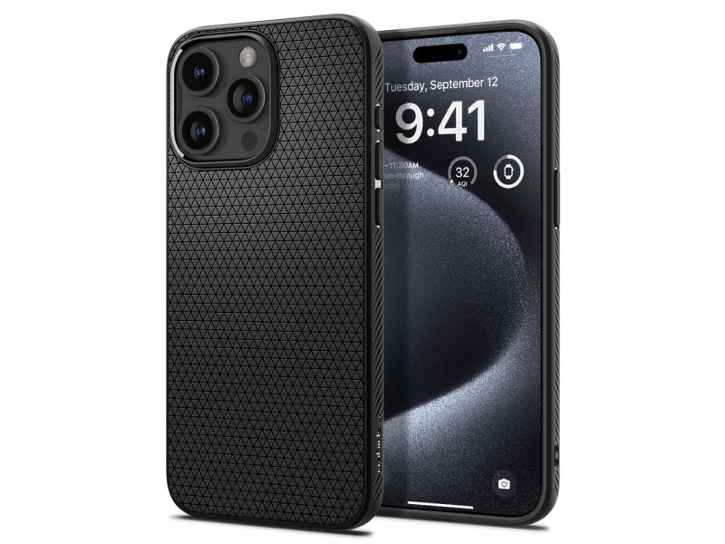 Spigen Acs06704, Cover, Apple, Iphone 15 Pro, 15,5 Cm (6.1"), Sort