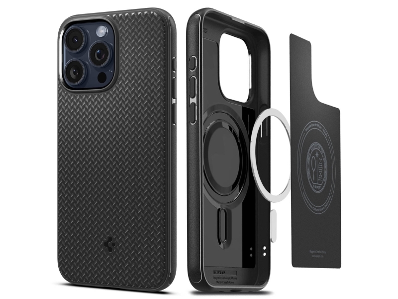 Spigen Acs06736, Cover, Apple, Iphone 15 Pro, 15,5 Cm (6.1"), Sort