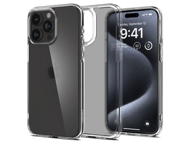 Spigen Acs06708, Cover, Apple, Iphone 15 Pro, 15,5 Cm (6.1"), Transparent