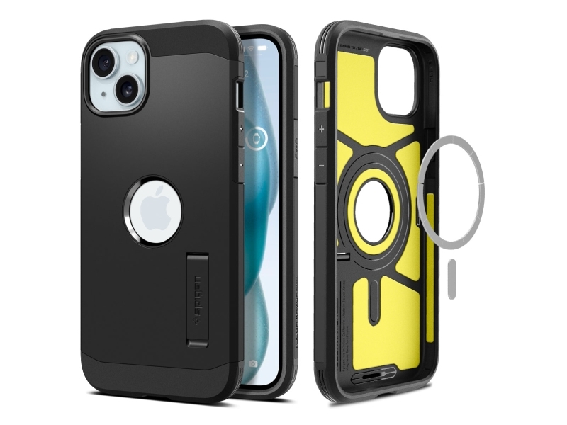Spigen Acs06811, Cover, Apple, Iphone 15, 15,5 Cm (6.1"), Schwarz