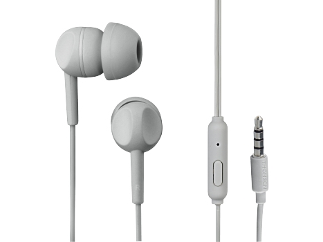 Thomson 132481, Kabelgebunden, Anrufe/Musik, 20 - 20000 Hz, Kopfhörer, Grau