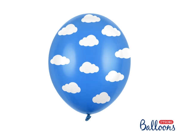 Blå Ballon Med Skyer