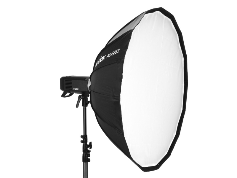 Godox Softbox Ad-S85s Silber Parabolisch 85Cm Für Ad400, Schwarz, Weiß, Godox Ad300pro, 400Pro, Ml60, 85 Cm, Softbox Der Ad-S85s Grid 2X Diffusor 2X