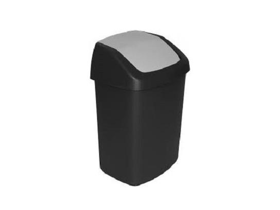 Curver Swing-Top, 25 L, Rechteckig, Kunststoff, Schwarz, Grau, Kunststoff, 332 Mm