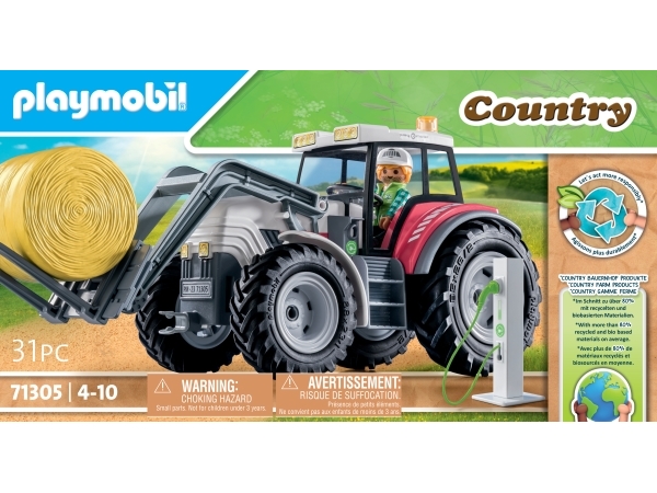 Playmobil Country Grosser Traktor, Traktor, 4 Jahr(E), Mehrfarbig, Kunststoff