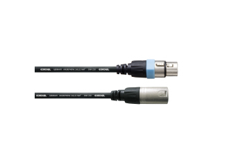 Cordial Intro Ccm 1.5 Fm, Xlr (3-Pin), Hanstik, Xlr (3-Pin), Hunstik, 1,5 M, Sort