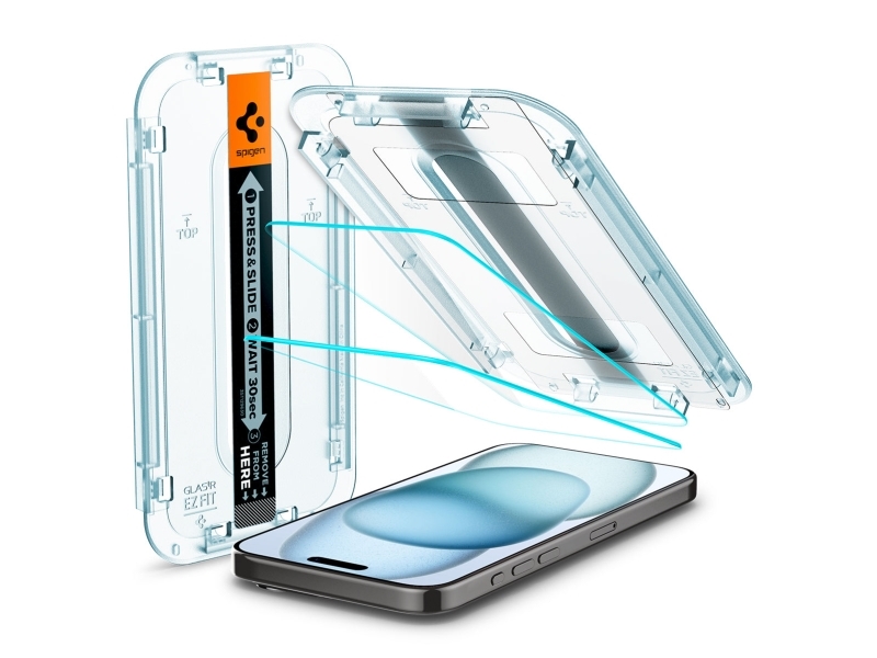 Spigen Agl06903, Apple, Iphone 15, Transparent, 2 Stk