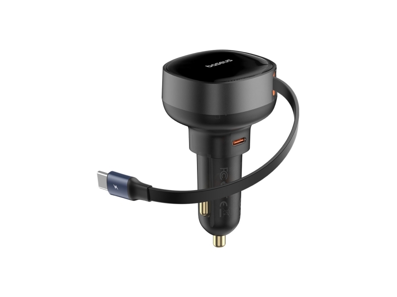 Baseus C00057802111-01, Auto, Zigarettenanzünder, 20 V, 0,7 M, Schwarz