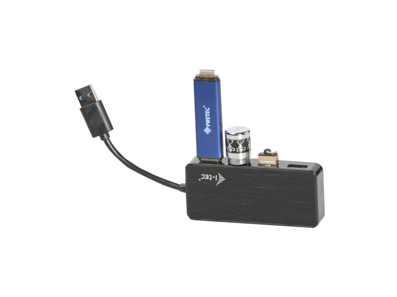 I-Tec U3hub444, Drinnen, Usb, 5 V, 0,1 M, Schwarz