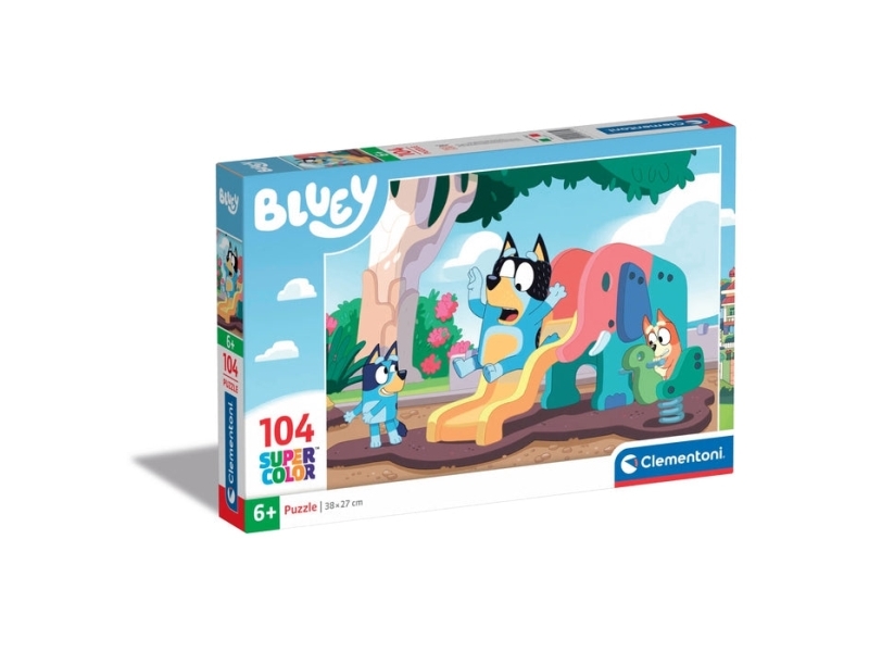Clementoni Puslespil Bluey, 104 Brikker