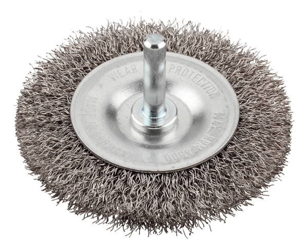 kwb 607430, Trådhjul, 6 mm, 10 cm, 0,35 mm, Metal, Sten, Metal
