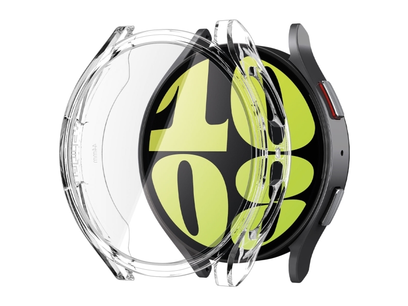 Spigen Ultra Hybrid, Hülle, Smartwatch, Transparent, Samsung, Galaxy Watch 6 (44Mm), Polycarbonat (Pc), Thermoplastische Polyurethane (Tpu)