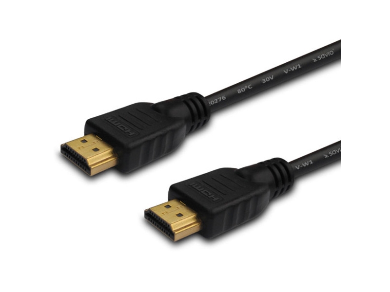 Savio Cl-121, 1,8 M, Hdmi Typ A (Standard), Hdmi Typ A (Standard), 3D, Audio Return Channel (Arc), Schwarz