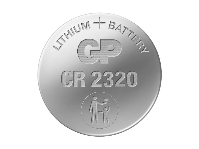 Gp Batteries 103237, Engangsbatteri, Cr2320, Lithium-Manganese Dioxide (Limno2), 3 V, 1 Stk, 10 År