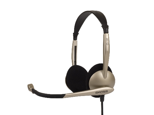 Koss Cs100, Ledningsført, Kontor/Callcenter, 30 - 16000 Hz, Headset, Beige