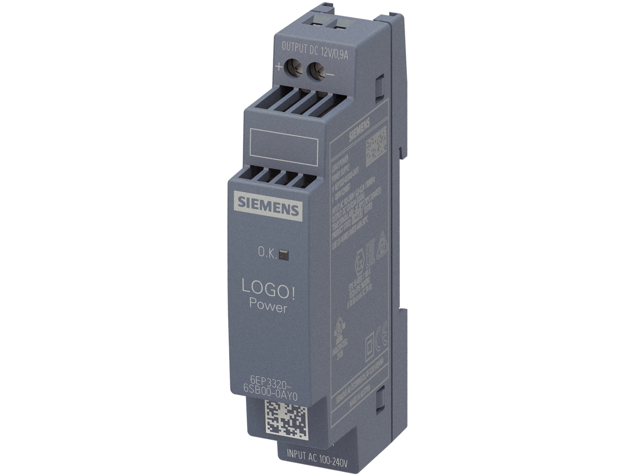 Logo! Power Strømforsyning 12V 0,9A