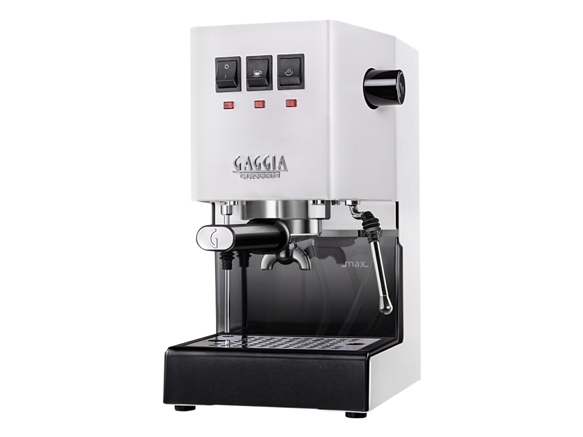 Gaggia Classic E24, Espressomaschine, 2,1 L, Kaffeepad, Gemahlener Kaffee, 1200 W, Weiß