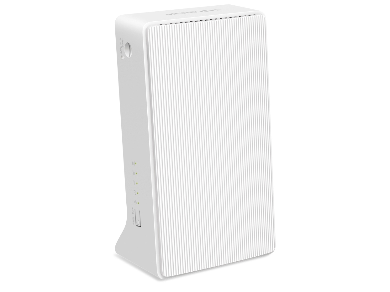 Mercusys Mb110-4G, Wi-Fi 4 (802.11N), Enkelt Band (2,4 Ghz), Ethernet Lan, 4G, Hvid, Stationær Router/Pol Router