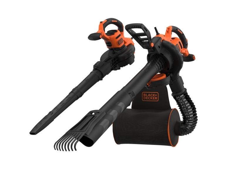 Black & Decker BEBLV301-QS, Rygsæk blæser, 206 km/t, 404 km/t, 268 m³/t, 72 L, Sort, Orange