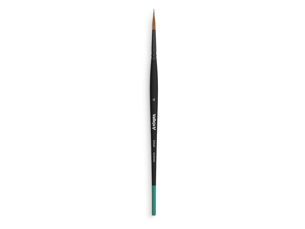 Vallejo B02004, Single Brush, Round Brush, Synthetic