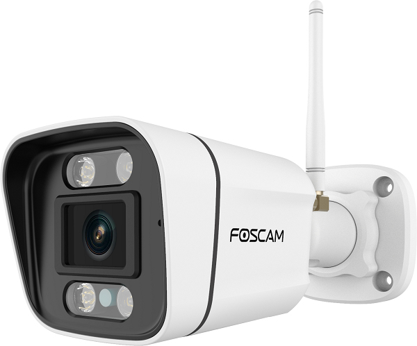 Foscam V5p, Ip-Sicherheitskamera, Draußen, Kabelgebunden, Amazon Alexa & Google Assistant, 4500 K, Extern