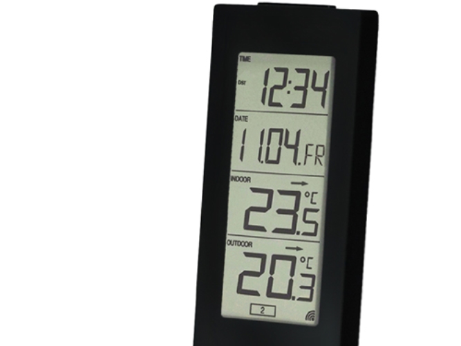 Technoline Ws 9767, Sort, Indendørs Termometer, Udendørs Termometer, Termometer, Termometer, F, °C, Aa