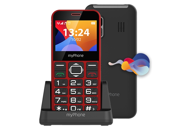 Myphone Halo 3, Balken, Single Sim, 5,87 Cm (2.31"), 0,3 Mp, 1000 Mah, Rot