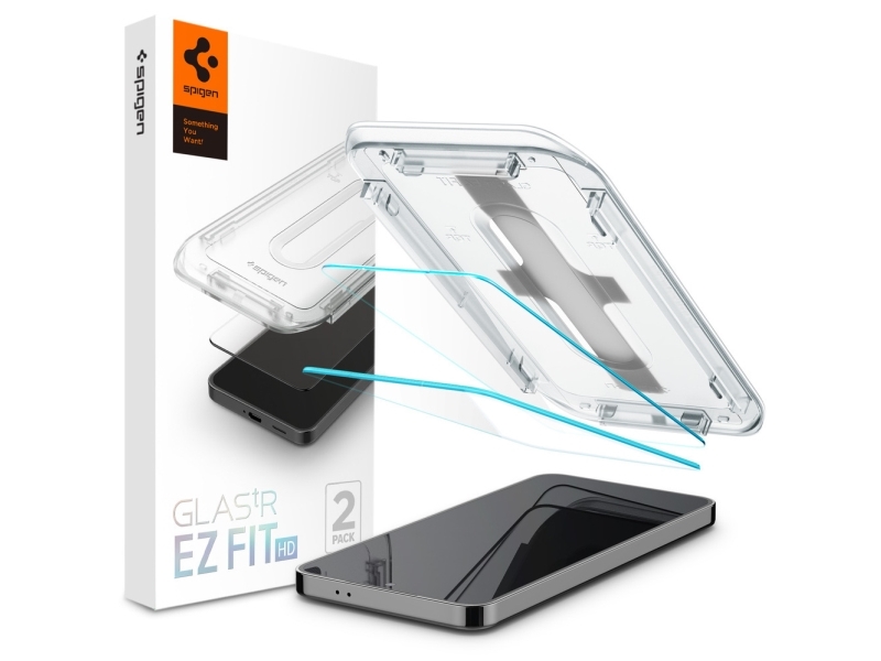 Spigen Glas.Tr Ez Fit Gehärtetes Glas Für Samsung Galaxy S24+ - 2 Stk.