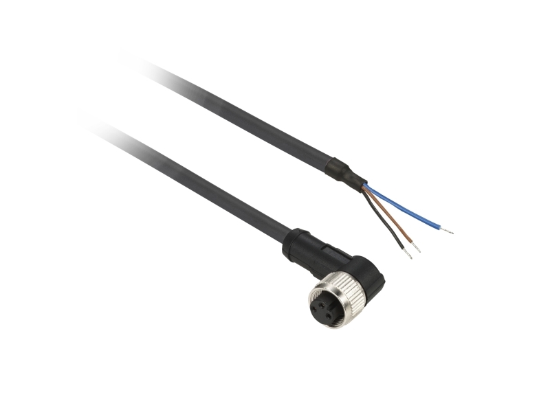 Følerkabel Pur M8 3-Pin Hun Vinklet 5 Meter Xzcp0666l5