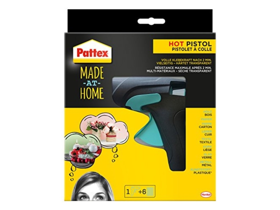 Pistolet Do Kleju Pattex Pistolet Do Klejenia Na Gorąco + 6Szt Kleju Pattex