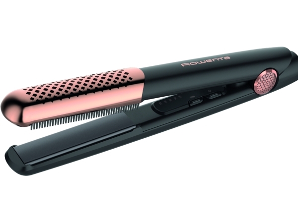 Rowenta Professional Hair Straightener Ceramic Coating Smooth And Curly Ultimate Experience Black/Copper Sf8230f0