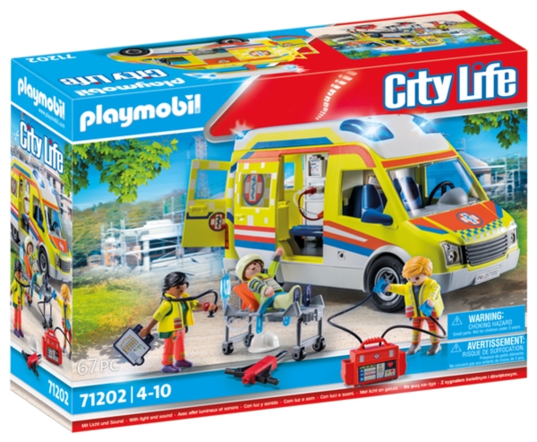 Playmobil City Life 71202, Ambulance, 4 År, Plast, Flerfarvet