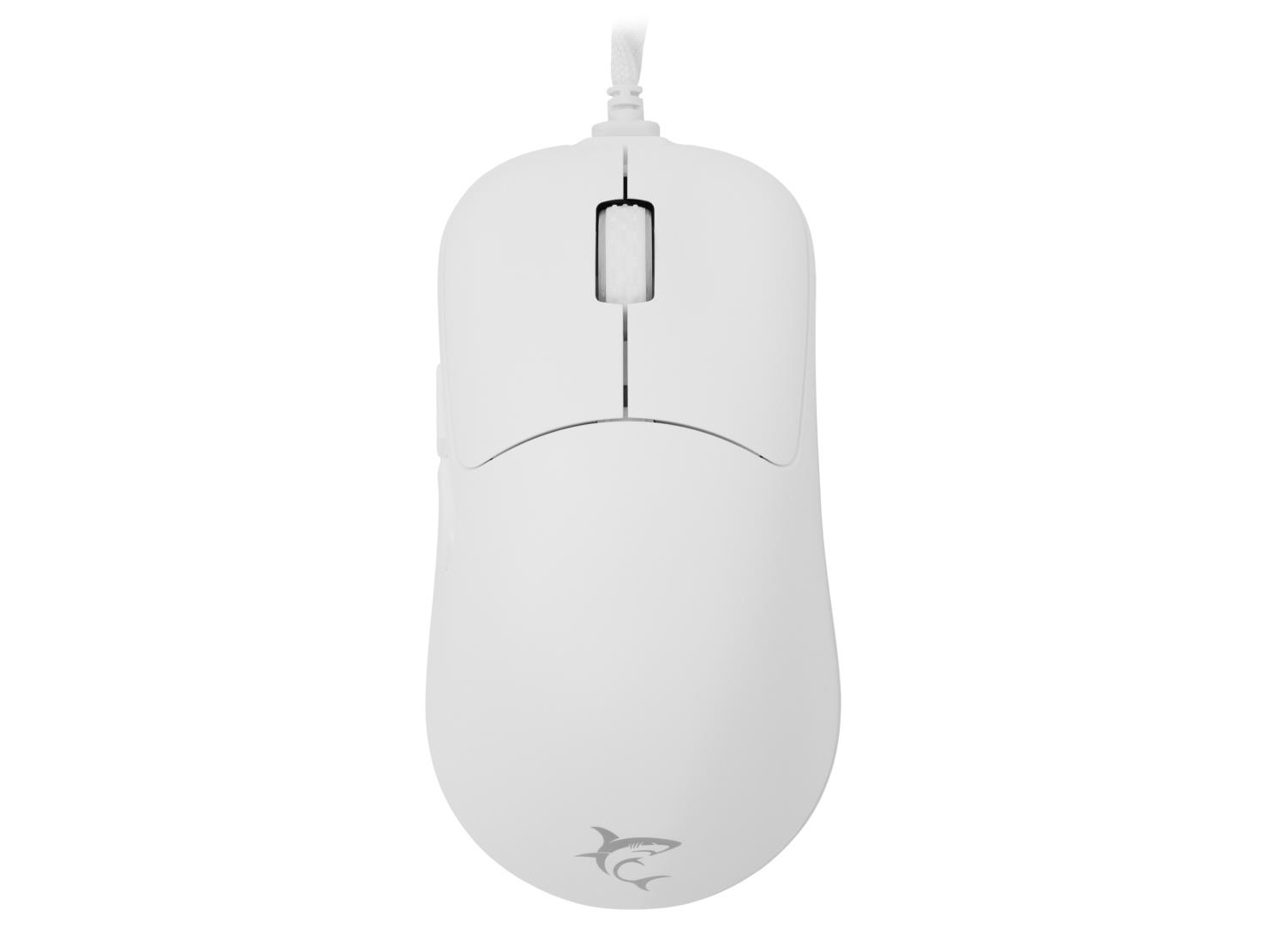 White Shark Graphene-W, Beidhändig, Optisch, Usb Type-A + Ps/2, 12400 Dpi, Weiß