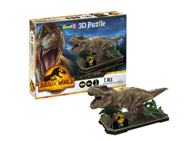 Revell Jurassic World Dominion - T-Rex, 50 Stück(E), Tiere, 10 Jahr(E)