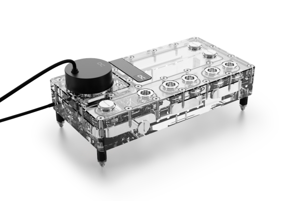 Alphacool Core Distro Plate, Pumpe Und Reservoir, Acryl, Aluminium, Keramik, Synthetisch, Schwarz, Transparent, 3-Pin Jst + 3-Pin 5V, 1/4 Zoll, 3-Pol