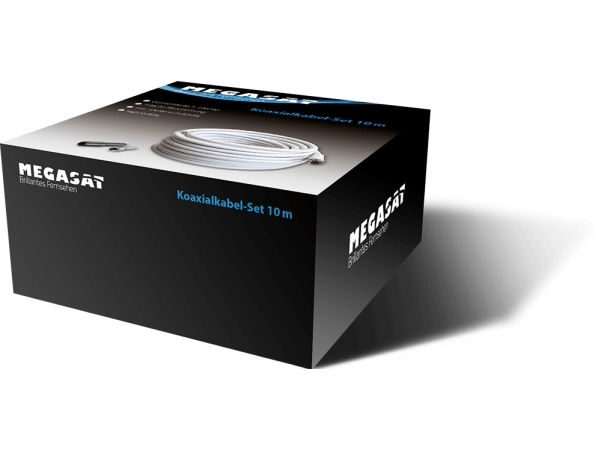 Megasat Kabel / Adapter, 10 M, F, F, Hvid