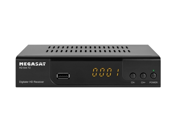 Megasat 0201145, Terrestrisk, Fuld HD, DVB-T2, 1080p, 4:3, 16:9, 32 Bit